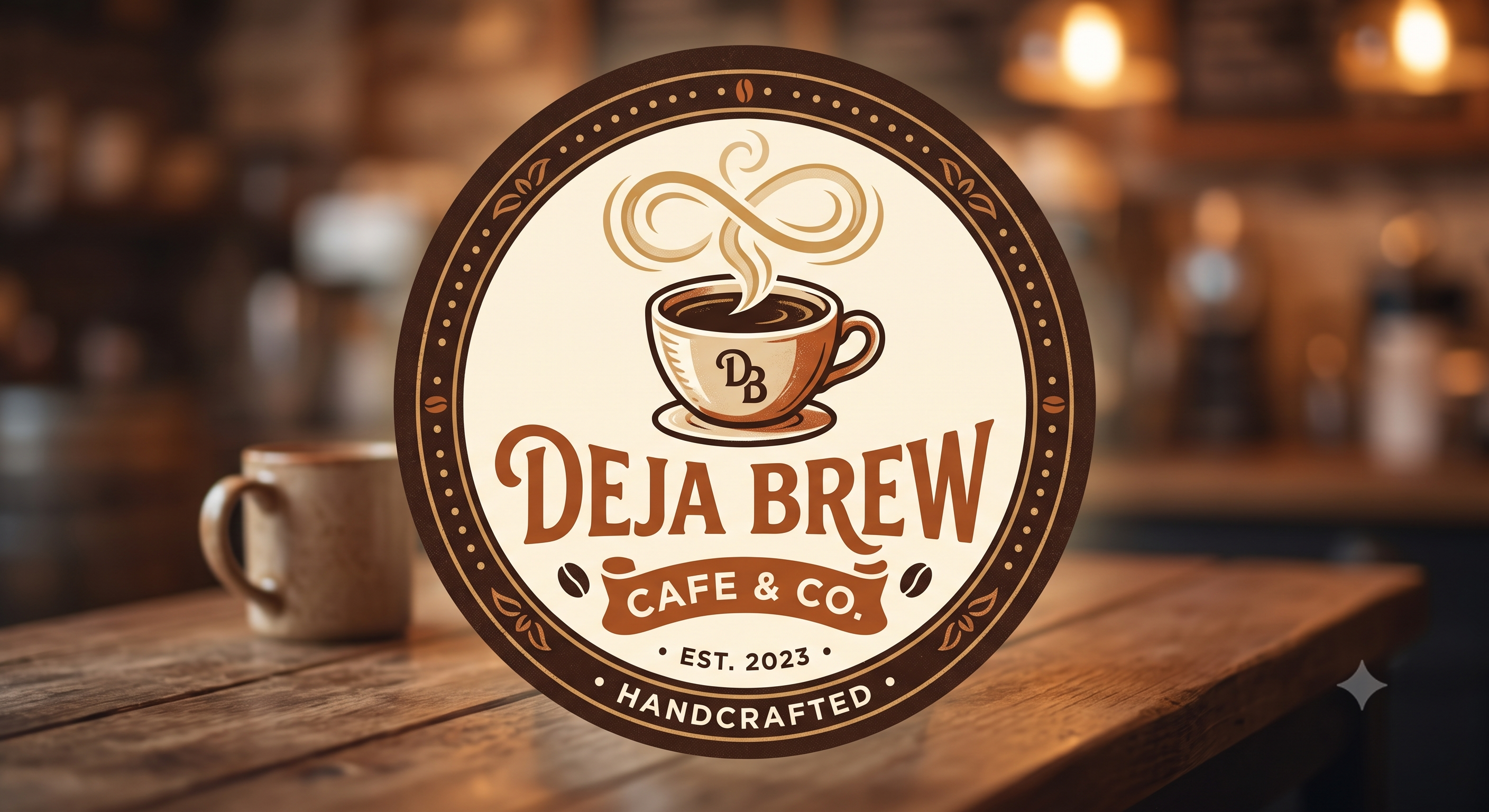 Déjà Brew Cafe & Co. logo